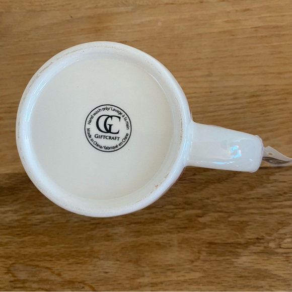 NWT Gift Craft Elf Holiday Christmas Mug White Red - Picture 3 of 4